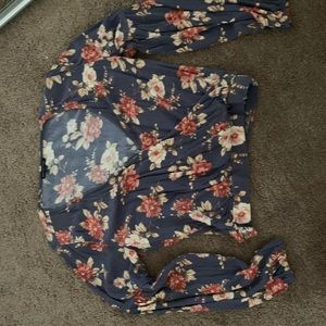 Long sleeved blouse, dress up or down